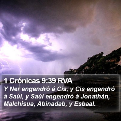 1 Crónicas 9:39 RVA Bible Verse Image