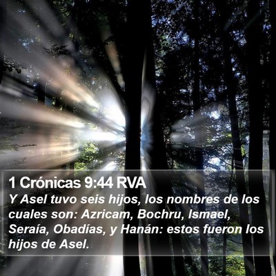 1 Crónicas 9:44 RVA Bible Verse Image