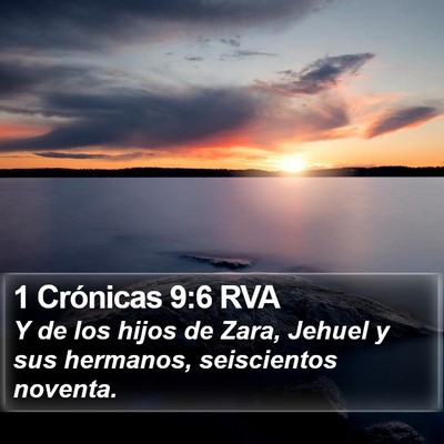 1 Crónicas 9:6 RVA Bible Verse Image