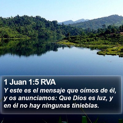 1 Juan 1:5 RVA Bible Verse Image
