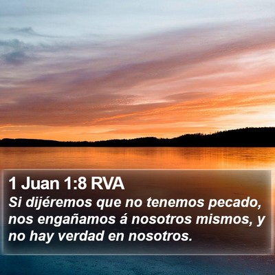 1 Juan 1:8 RVA Bible Verse Image
