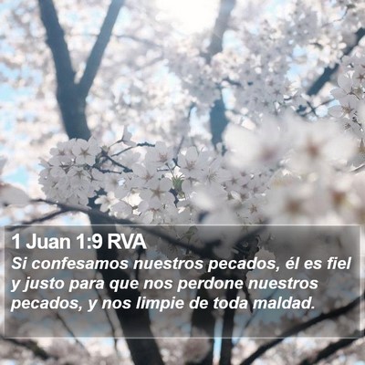 1 Juan 1:9 RVA Bible Verse Image