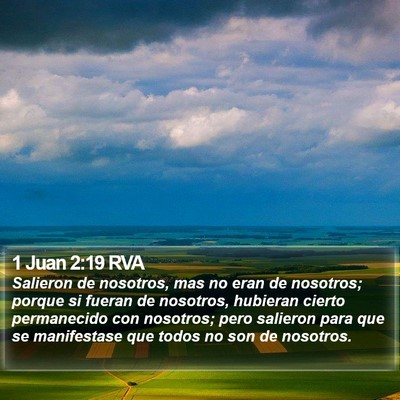 1 Juan 2:19 RVA Bible Verse Image