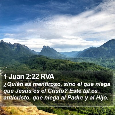 1 Juan 2:22 RVA Bible Verse Image