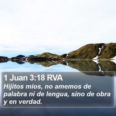 1 Juan 3:18 RVA Bible Verse Image