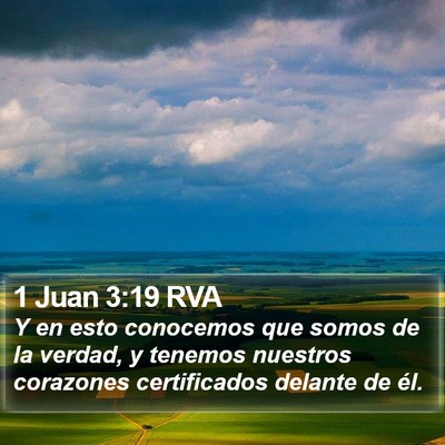 1 Juan 3:19 RVA Bible Verse Image
