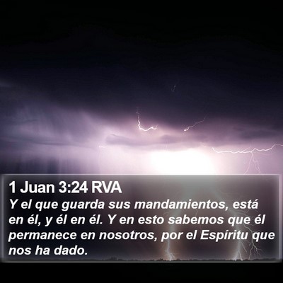 1 Juan 3:24 RVA Bible Verse Image