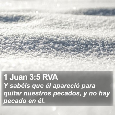 1 Juan 3:5 RVA Bible Verse Image