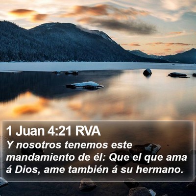 1 Juan 4:21 RVA Bible Verse Image