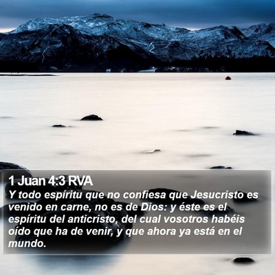 1 Juan 4:3 RVA Bible Verse Image