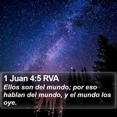1 Juan 4:5 RVA Bible Verse Image