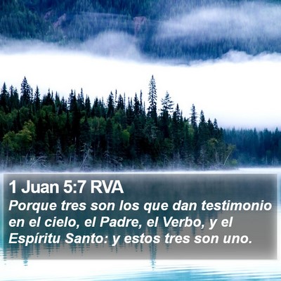 1 Juan 5:7 RVA Bible Verse Image