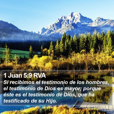 1 Juan 5:9 RVA Bible Verse Image