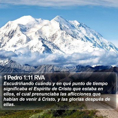 1 Pedro 1:11 RVA Bible Verse Image