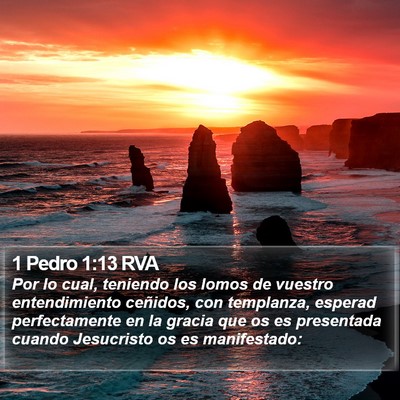 1 Pedro 1:13 RVA Bible Verse Image