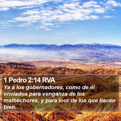 1 Pedro 2:14 RVA Bible Verse Image