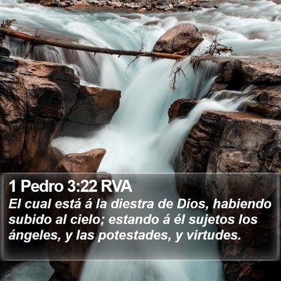 1 Pedro 3:22 RVA Bible Verse Image