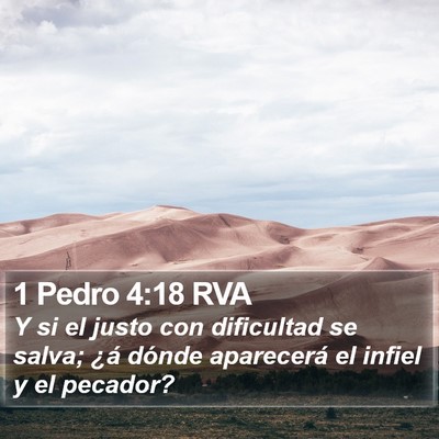 1 Pedro 4:18 RVA Bible Verse Image