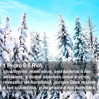 1 Pedro 5:5 RVA Bible Verse Image