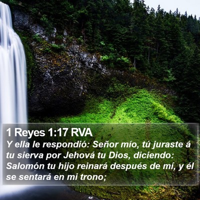 1 Reyes 1:17 RVA Bible Verse Image