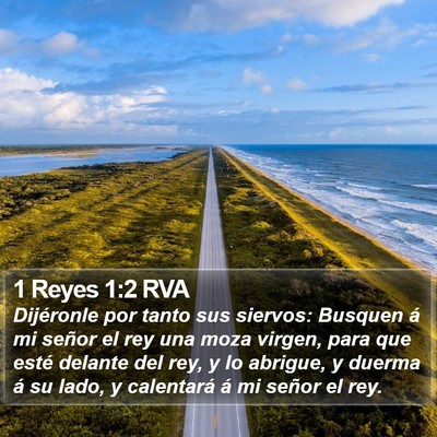 1 Reyes 1:2 RVA Bible Verse Image