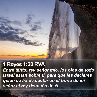 1 Reyes 1:20 RVA Bible Verse Image