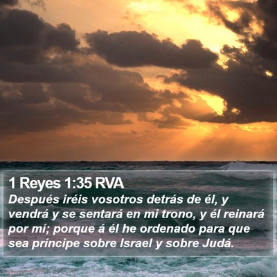 1 Reyes 1:35 RVA Bible Verse Image