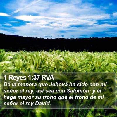 1 Reyes 1:37 RVA Bible Verse Image