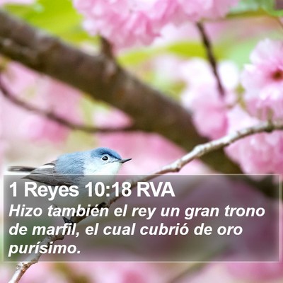 1 Reyes 10:18 RVA Bible Verse Image