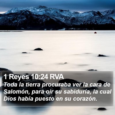 1 Reyes 10:24 RVA Bible Verse Image