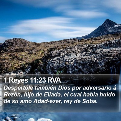 1 Reyes 11:23 RVA Bible Verse Image