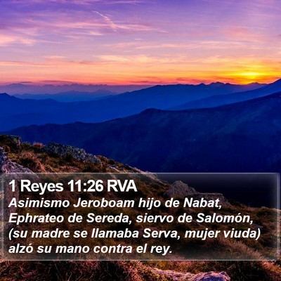 1 Reyes 11:26 RVA Bible Verse Image
