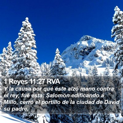 1 Reyes 11:27 RVA Bible Verse Image