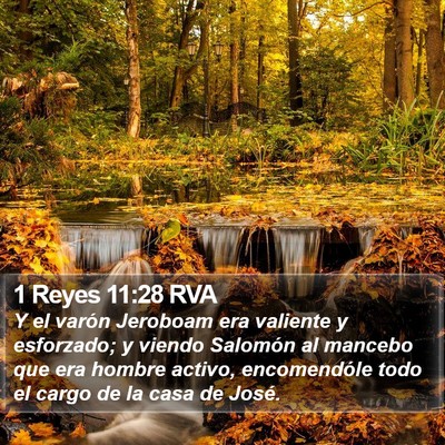 1 Reyes 11:28 RVA Bible Verse Image