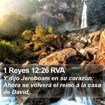 1 Reyes 12:26 RVA Bible Verse Image