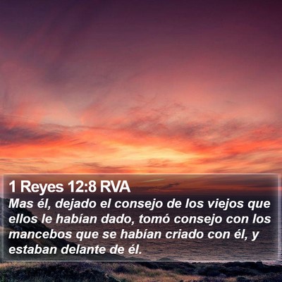 1 Reyes 12:8 RVA Bible Verse Image