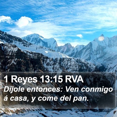 1 Reyes 13:15 RVA Bible Verse Image