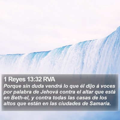 1 Reyes 13:32 RVA Bible Verse Image