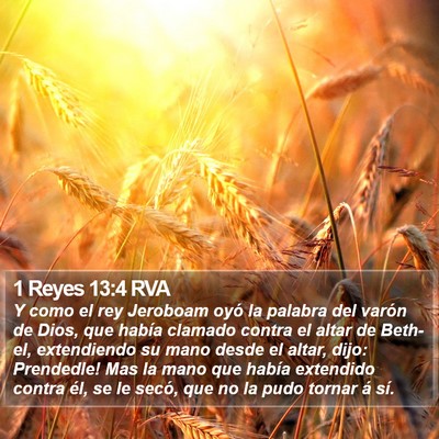 1 Reyes 13:4 RVA Bible Verse Image