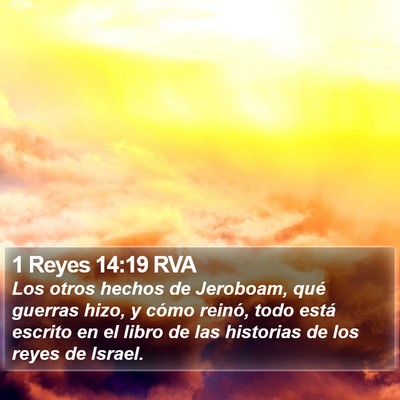 1 Reyes 14:19 RVA Bible Verse Image