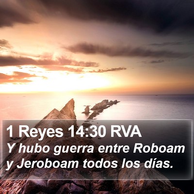 1 Reyes 14:30 RVA Bible Verse Image