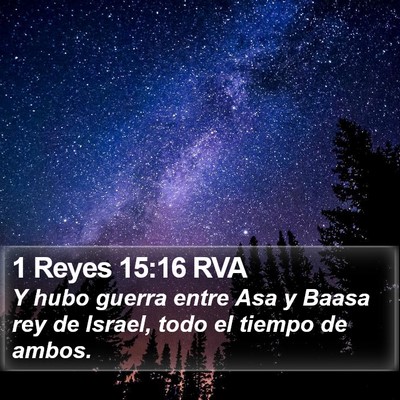 1 Reyes 15:16 RVA Bible Verse Image