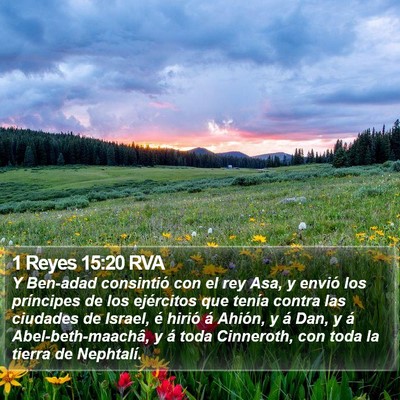 1 Reyes 15:20 RVA Bible Verse Image