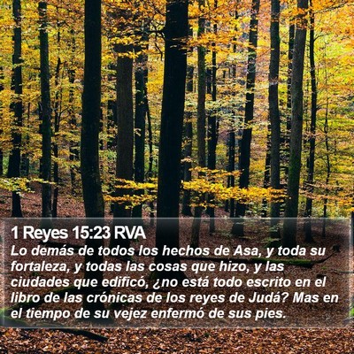1 Reyes 15:23 RVA Bible Verse Image