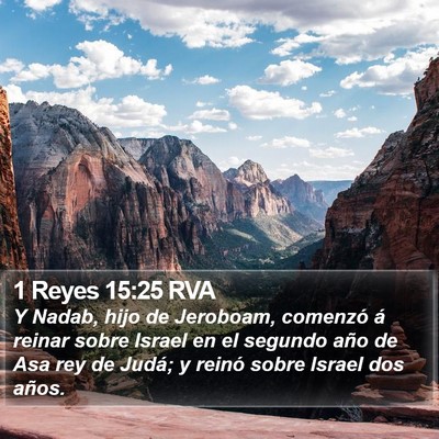 1 Reyes 15:25 RVA Bible Verse Image