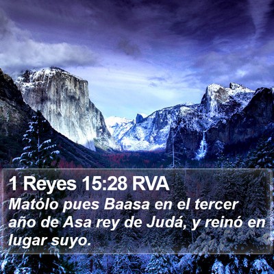 1 Reyes 15:28 RVA Bible Verse Image