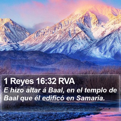1 Reyes 16:32 RVA Bible Verse Image