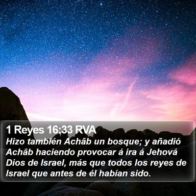 1 Reyes 16:33 RVA Bible Verse Image