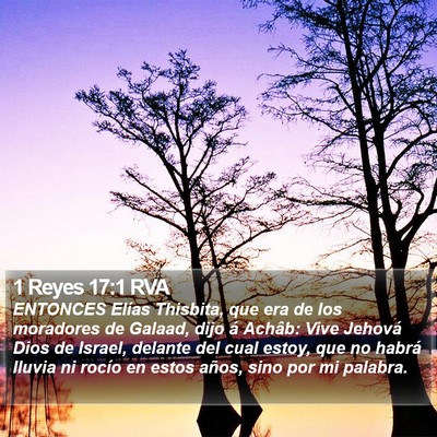 1 Reyes 17:1 RVA Bible Verse Image