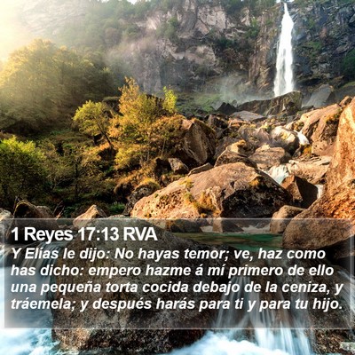 1 Reyes 17:13 RVA Bible Verse Image